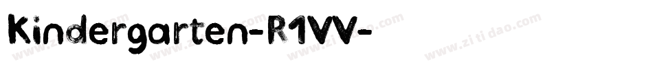 Kindergarten-R1VV字体转换