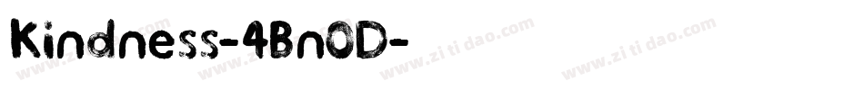Kindness-4Bn0D字体转换