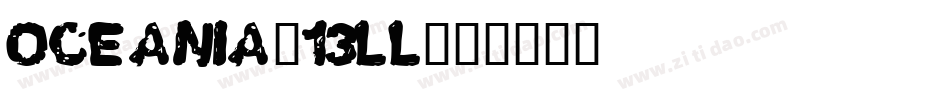 Oceania-13LL字体转换