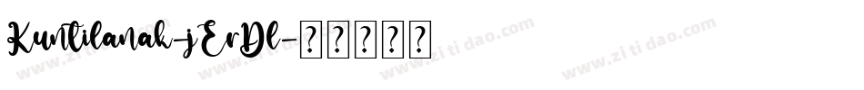 Kuntilanak-jErDl字体转换