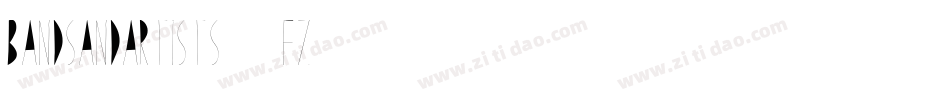 BandsAndArtists-5EZ字体转换