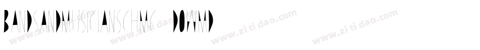 BandsAndMusiciansChmc-DOWmD字体转换