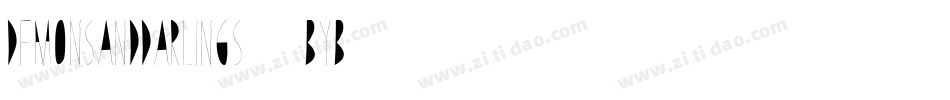 DemonsAndDarlings-9ByB字体转换