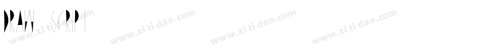 Draw-Script字体转换