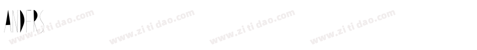 anders字体转换