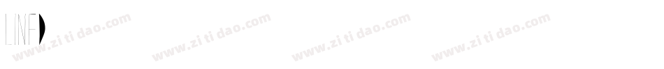 lined字体转换