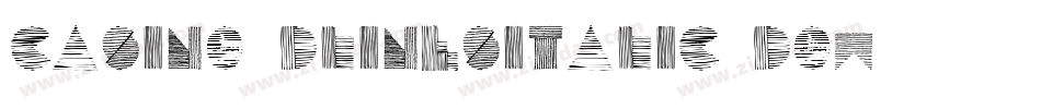 Casino3DLinesItalic-DOW19字体转换