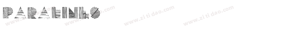 Paralines字体转换