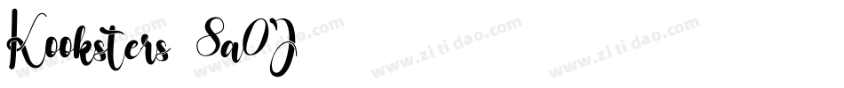 Kooksters-8a0J字体转换