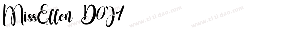 MissEllen-D0J1字体转换