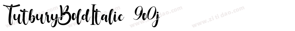 TutburyBoldItalic-9o0j字体转换
