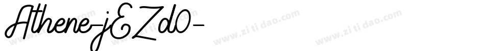 Athene-jEZd0字体转换