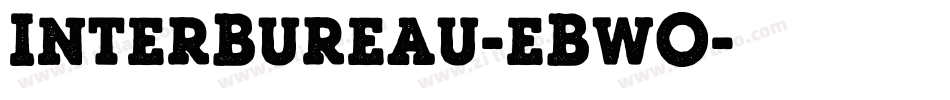 InterBureau-eBwO字体转换