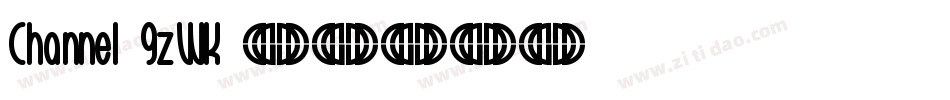 Channel-9zWK字体转换