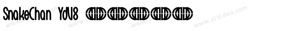 SnakeChan-YdV8字体转换
