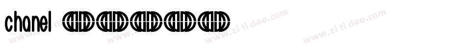 chanel字体转换