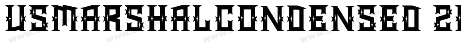 UsMarshalCondensed-2o13字体转换