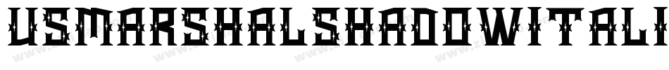 UsMarshalShadowItalic-LMAG字体转换