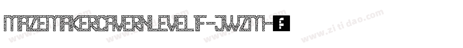 MazeMakerCavernLevel1F-jWZM字体转换