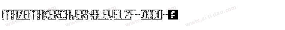 MazeMakerCavernsLevel2F-z0dD字体转换