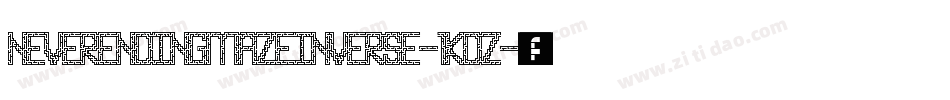 NeverEndingMazeInverse-1KDZ字体转换
