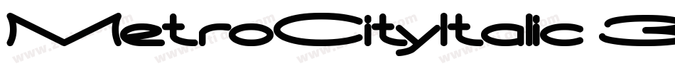 MetroCityItalic-37j6字体转换