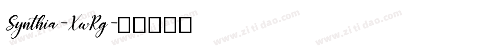 Synthia-XwRg字体转换 Synthia-XwRg字体转换