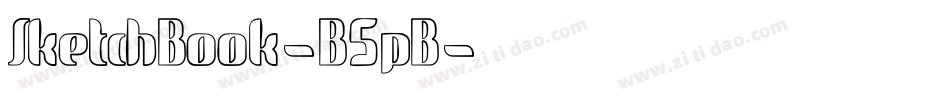 SketchBook-B5pB字体转换