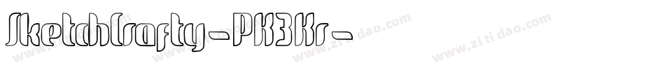 SketchCrafty-PK3Kr字体转换