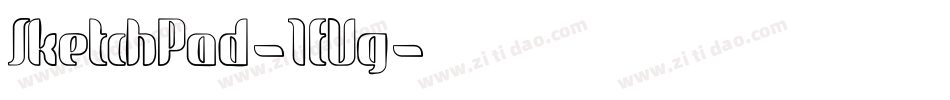 SketchPad-1EVg字体转换 SketchPad-1EVg字体转换