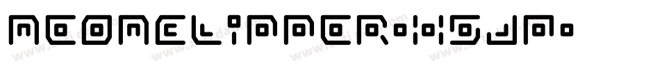 Neonclipper-X5JP字体转换