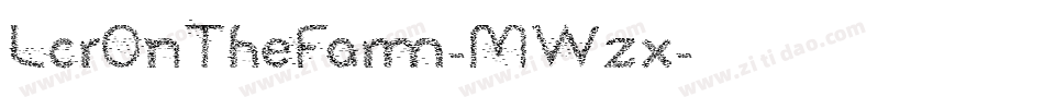 LcrOnTheFarm-MWzx字体转换