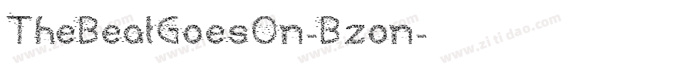 TheBeatGoesOn-Bzon字体转换