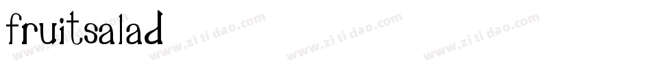 Fruitsalad字体转换
