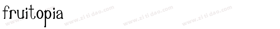 fruitopia字体转换