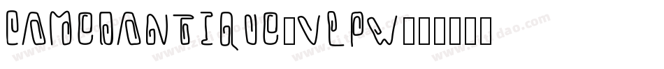 Cameoantique-VLPw字体转换
