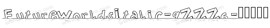 FutureWorldsItalic-qZZZ6字体转换
