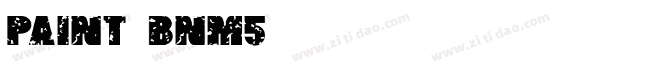 Paint-BnM5字体转换