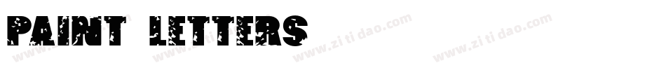 Paint-Letters字体转换