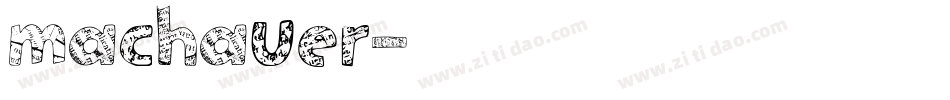 machauer字体转换