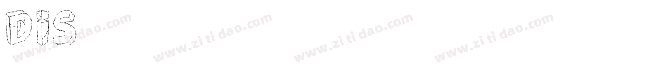 dis字体转换