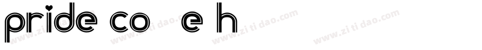 Pride-Cometh字体转换