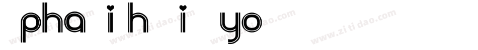 SPhanithMissYou-x0V8字体转换