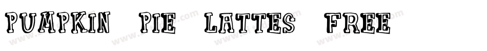 Pumpkin-Pie-Lattes-FREE-2字体转换