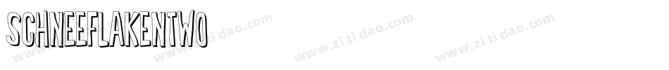 SchneeFlakenTwo字体转换