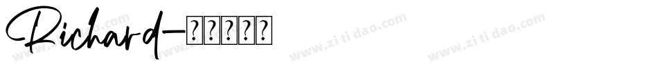 Richard字体转换