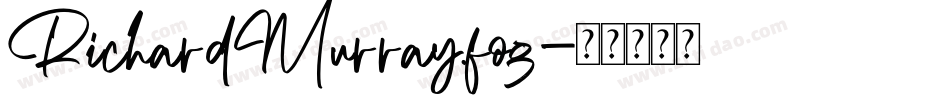 RichardMurray.fog字体转换