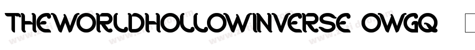 TheWorldHollowInverse-owgq4字体转换