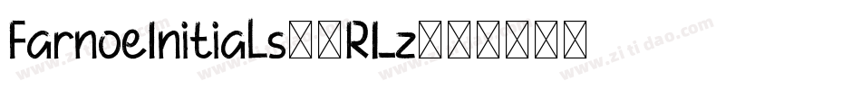 FarnoeInitials-8RLz字体转换