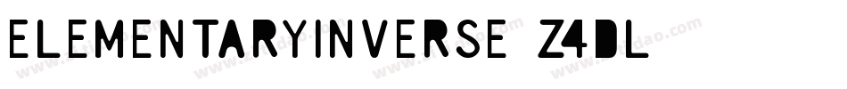 ElementaryInverse-z4dl字体转换